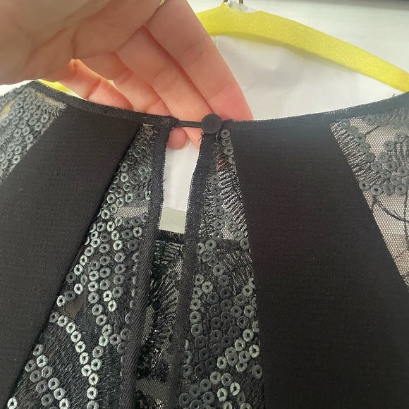 Evening gown black and nude with lace - Picture 6 of 8